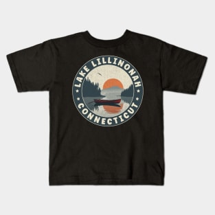 Lake Lillinonah Connecticut Sunset Kids T-Shirt